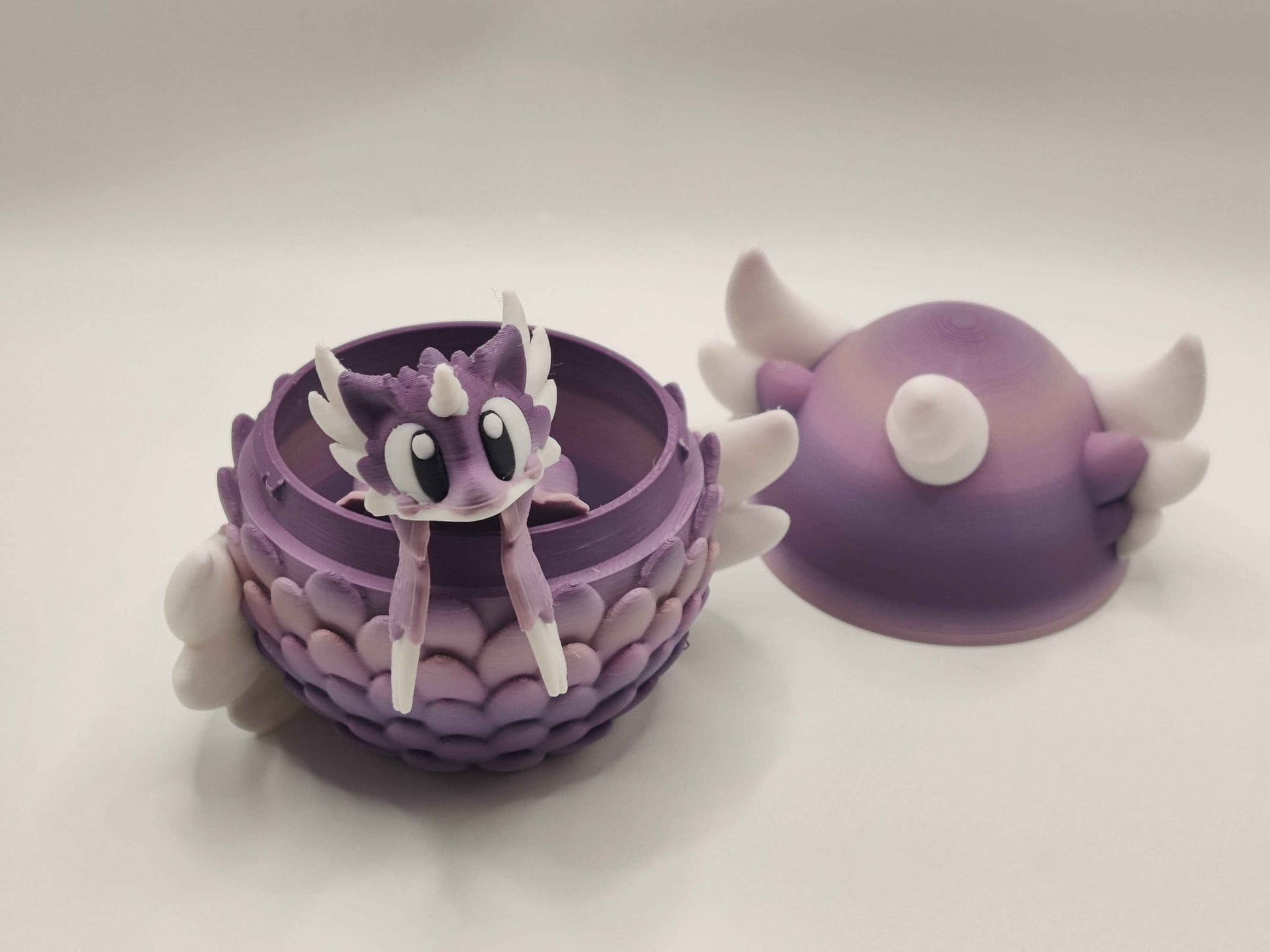 Celestial Mini Dragon & Egg | Galaxy Dragon | Cute Fantasy Dragon Gift - ToyForge 3D