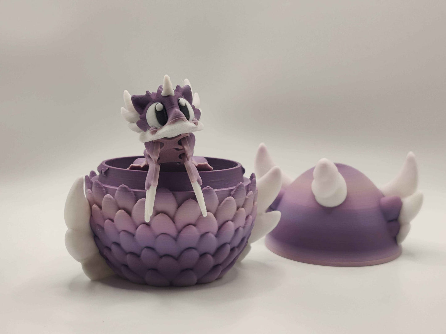 Celestial Mini Dragon & Egg | Galaxy Dragon | Cute Fantasy Dragon Gift - ToyForge 3D