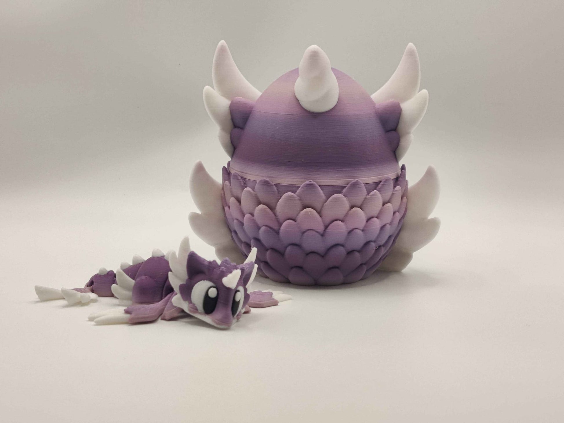 Celestial Mini Dragon & Egg | Galaxy Dragon | Cute Fantasy Dragon Gift - ToyForge 3D
