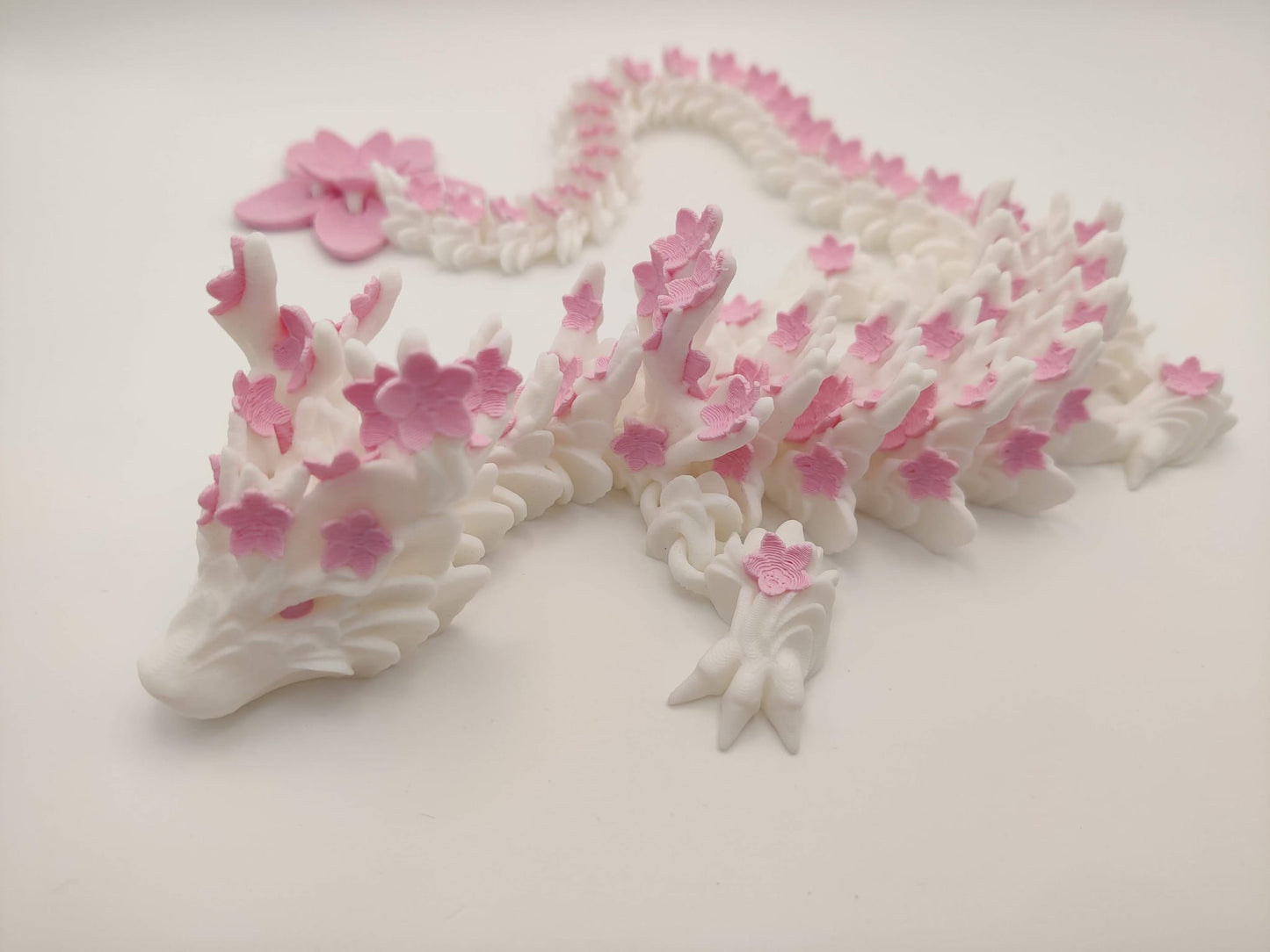 Cherry Blossom Dragon Figure - ToyForge 3D