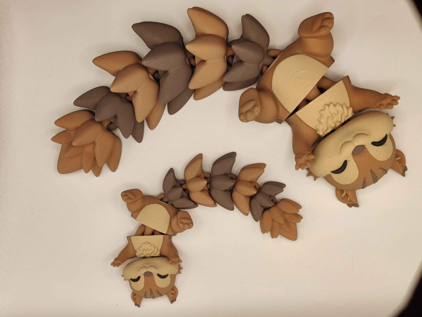 Chipmunk Cuddler - 3D Printed Articulated Fidget - ToyForge 3D