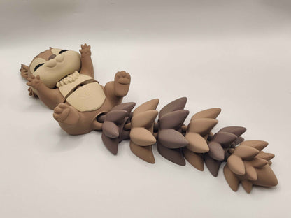 Chipmunk Cuddler - 3D Printed Articulated Fidget - ToyForge 3D