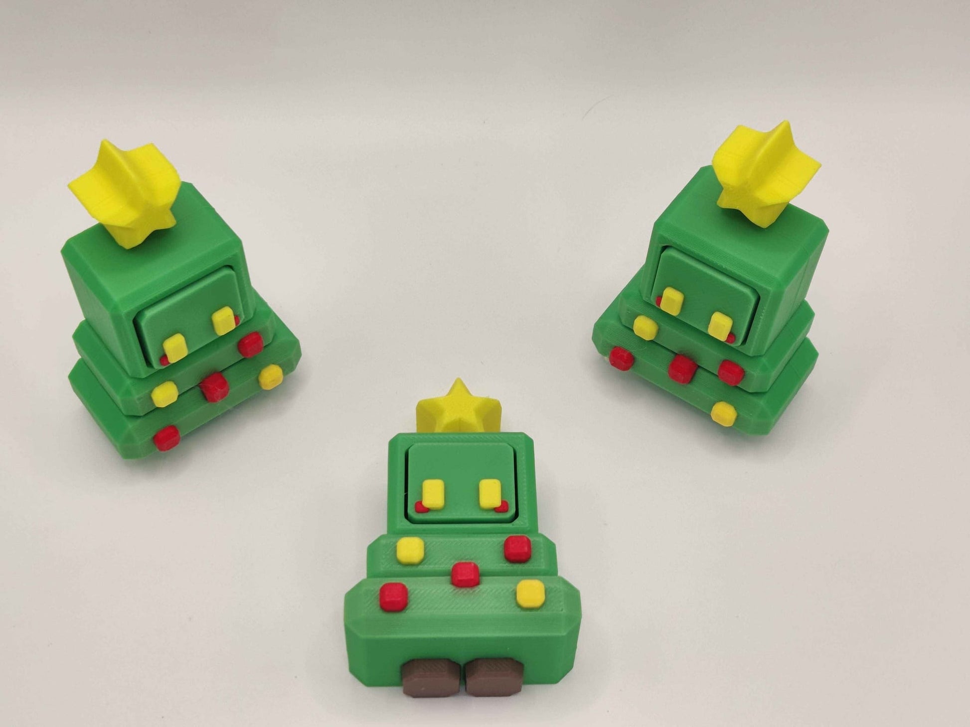 Chirstmas Tree Clicker - 3D Printed Bit Clicks – Fidget Toy - ToyForge 3D