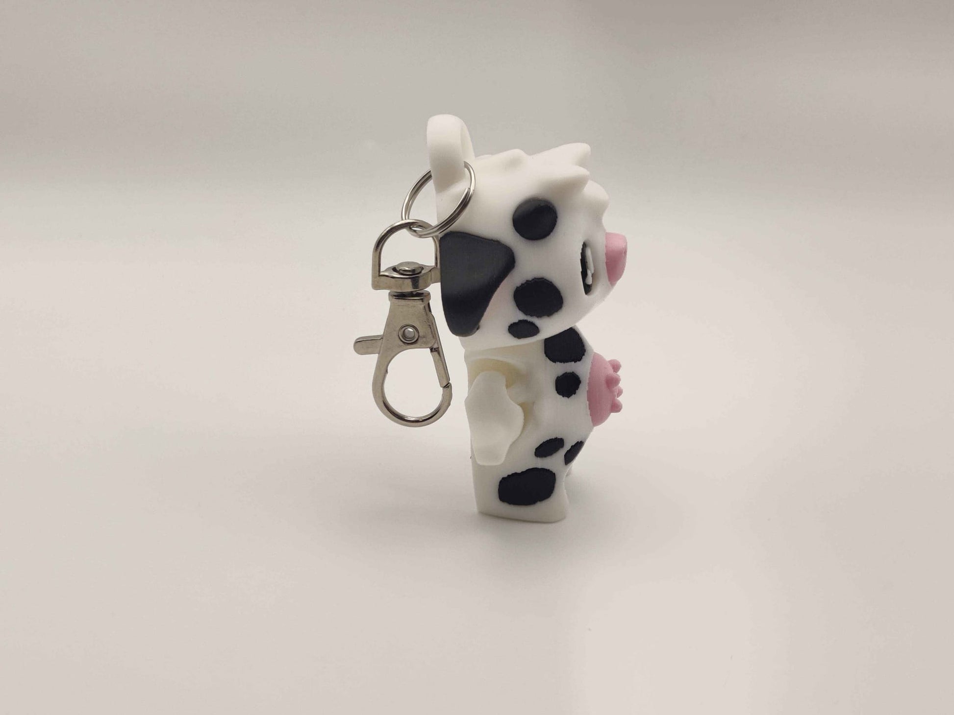 Cow Pixie Keychain - 3D Printed Fantasy Figurine - ToyForge 3D