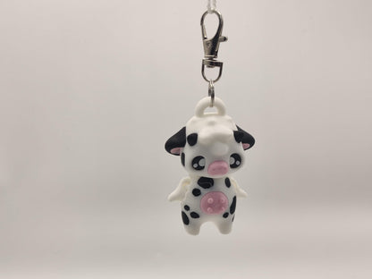 Cow Pixie Keychain - 3D Printed Fantasy Figurine - ToyForge 3D