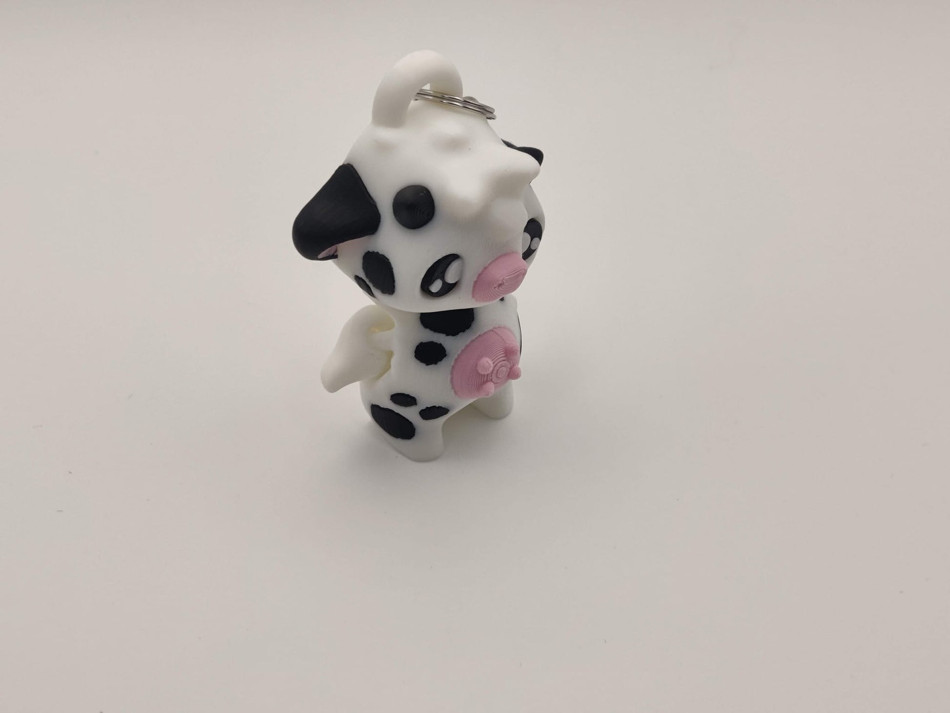 Cow Pixie Keychain - 3D Printed Fantasy Figurine - ToyForge 3D