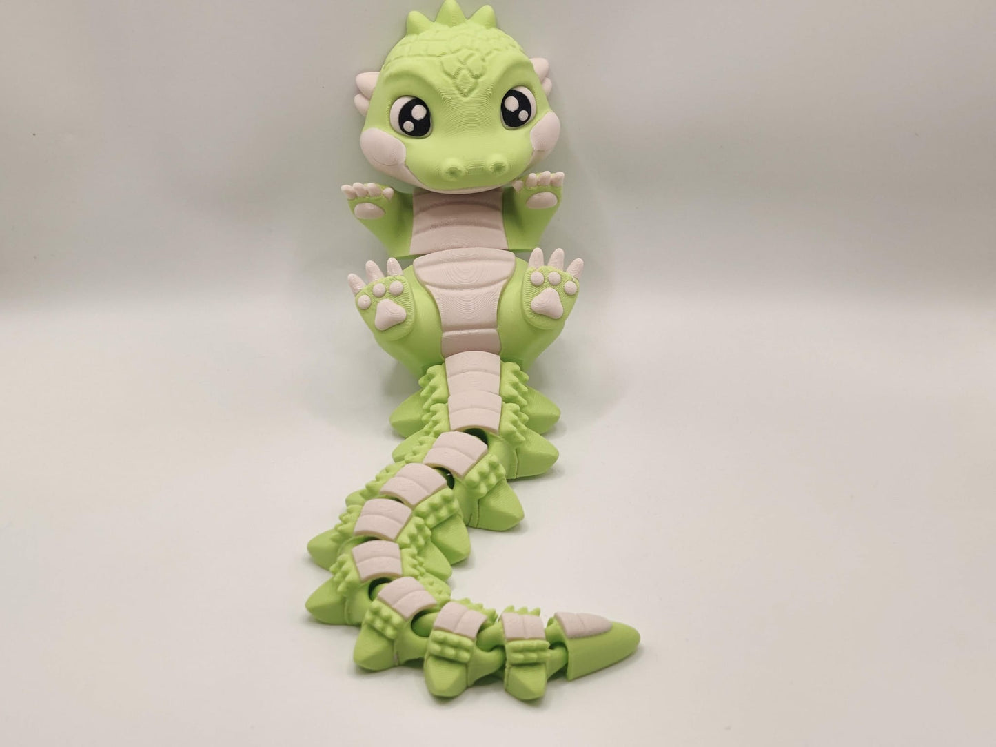 Crocodile Cuddler - 3D Printed Articulated Fidget - ToyForge 3D