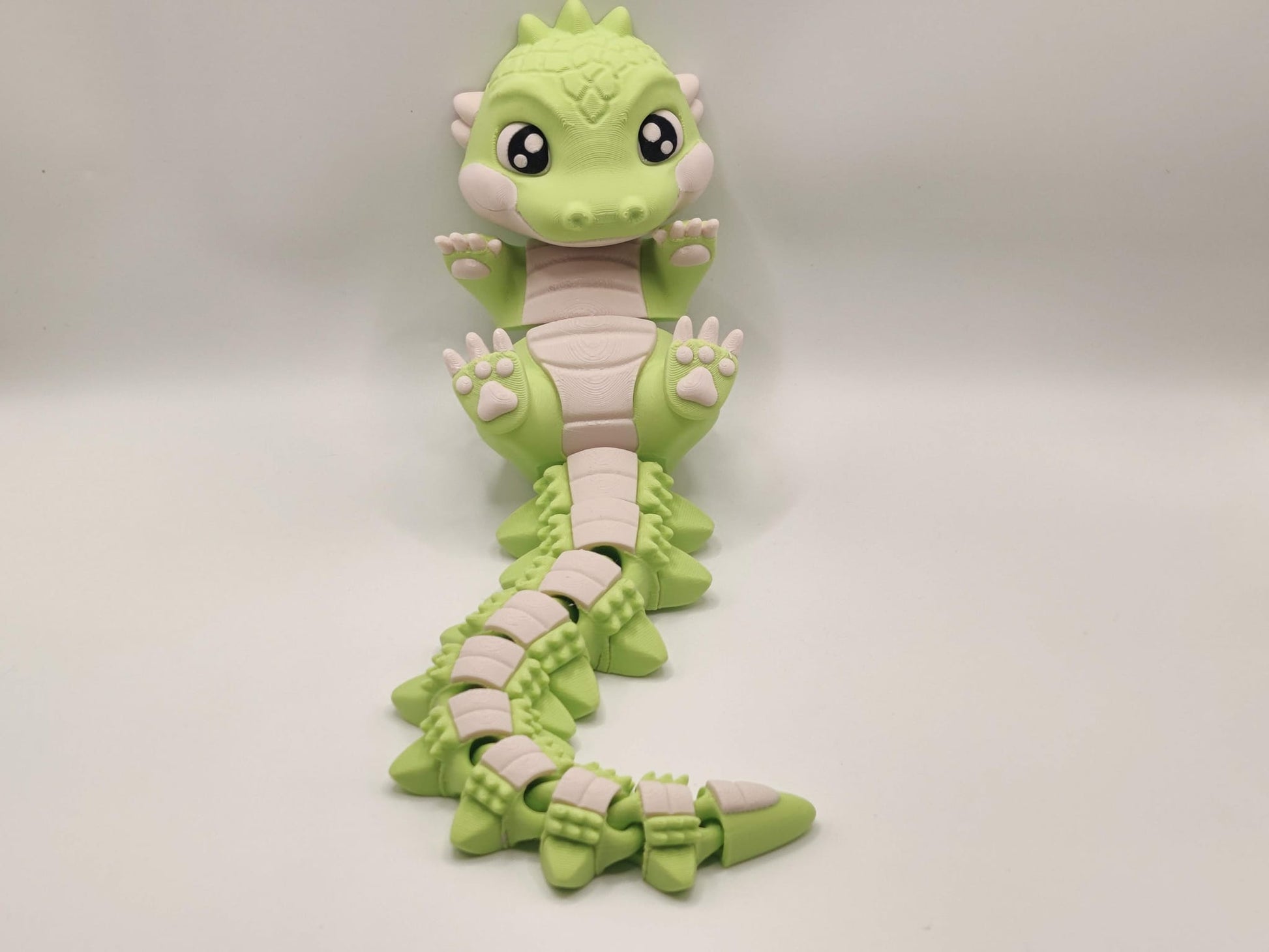 Crocodile Cuddler - 3D Printed Articulated Fidget - ToyForge 3D