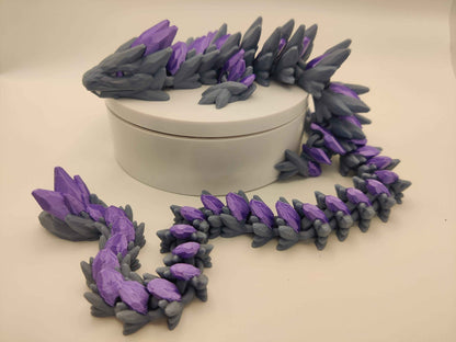 Crystal Gem Dragon Figure - ToyForge 3D