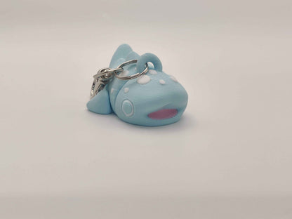 Cute 3D Printed Whale Shark Keychain – Ocean Animal Keyring – Marine Life Gift – Kawaii Shark Charm – Aquarium Lover Accessory - ToyForge 3D