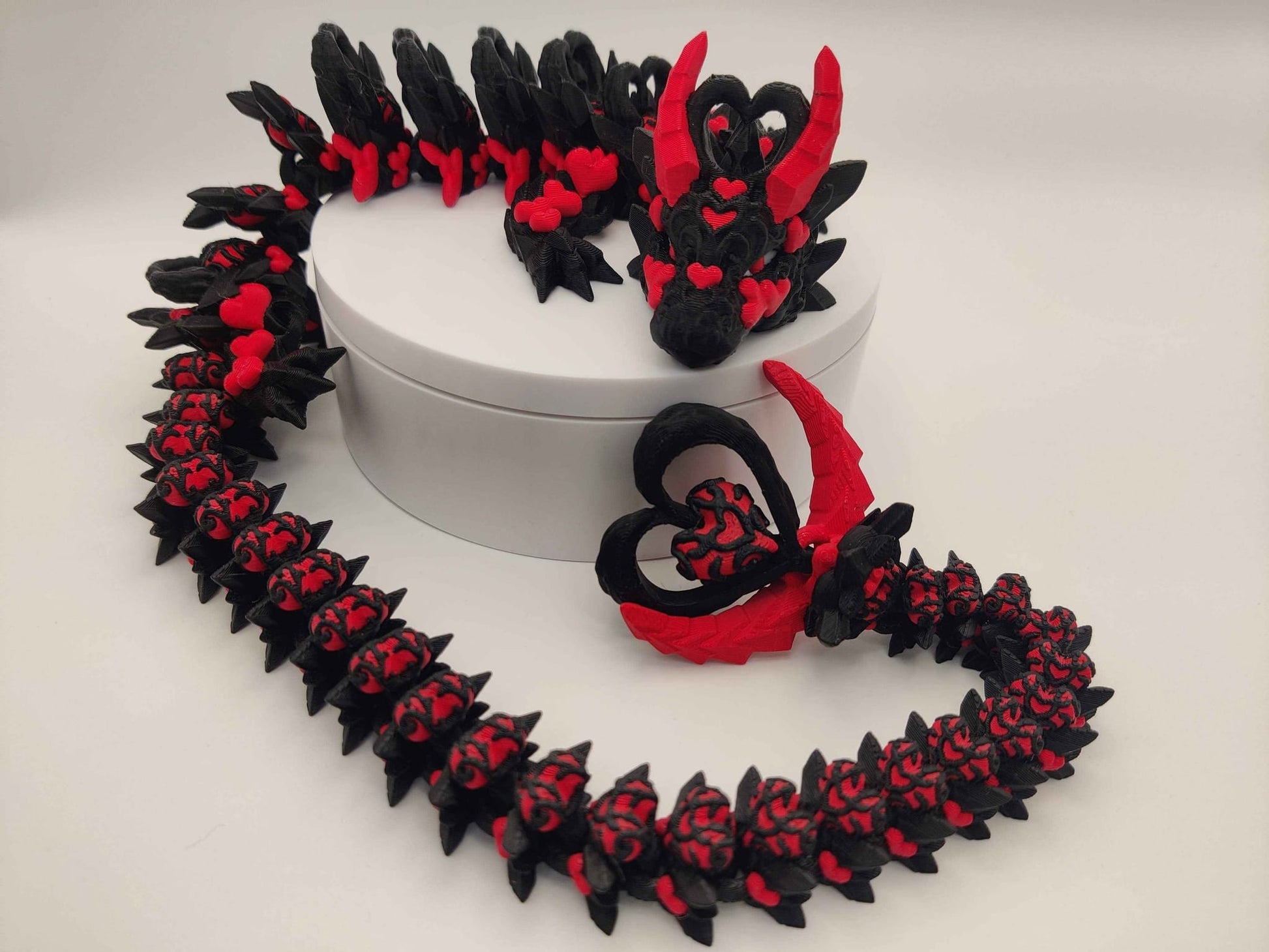 Dark Heart Dragon Figure - ToyForge 3D