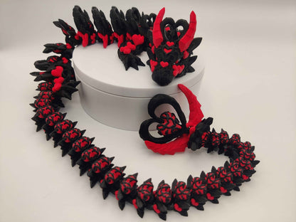 Dark Heart Dragon Figure - ToyForge 3D