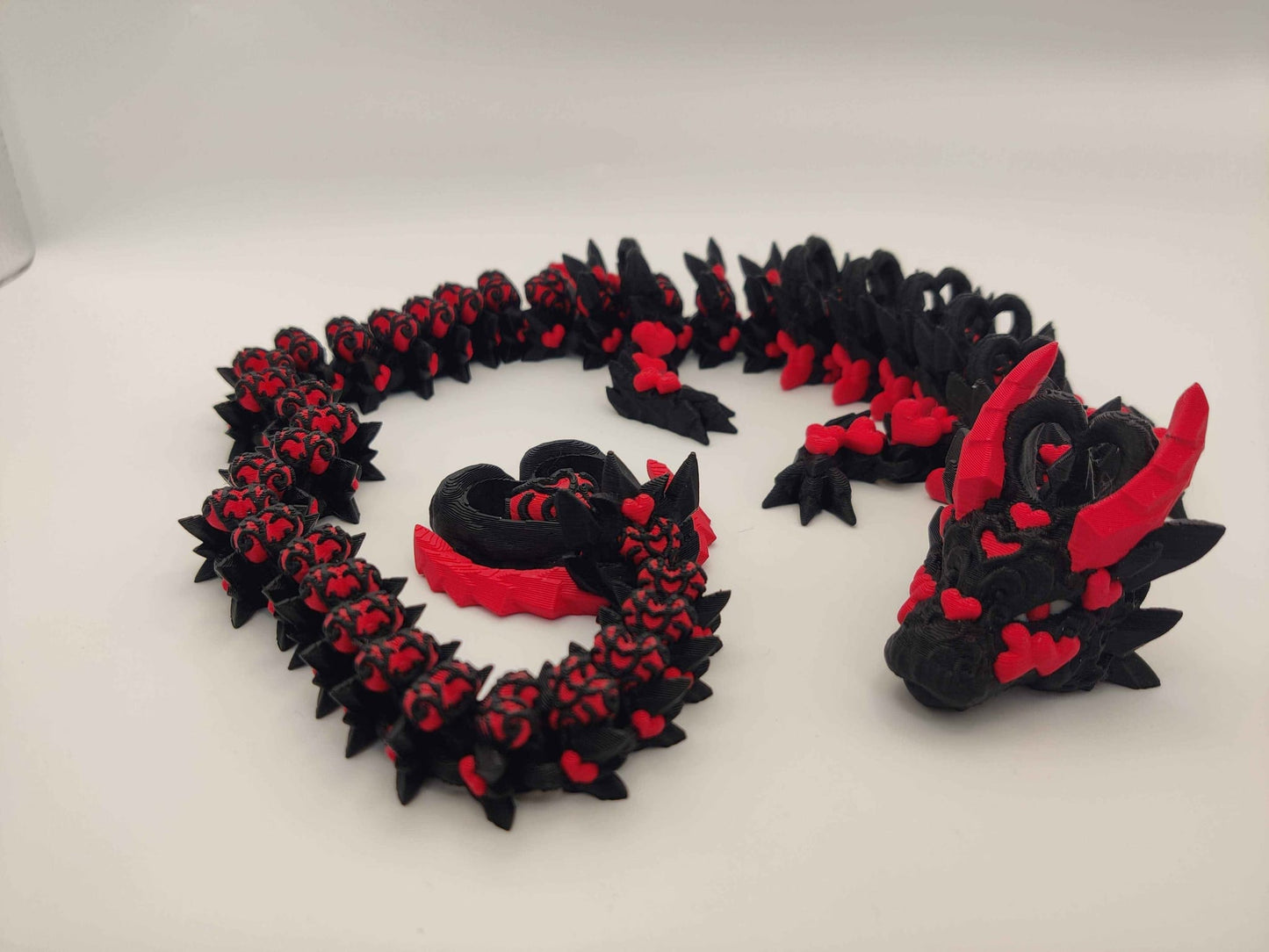 Dark Heart Dragon Figure - ToyForge 3D