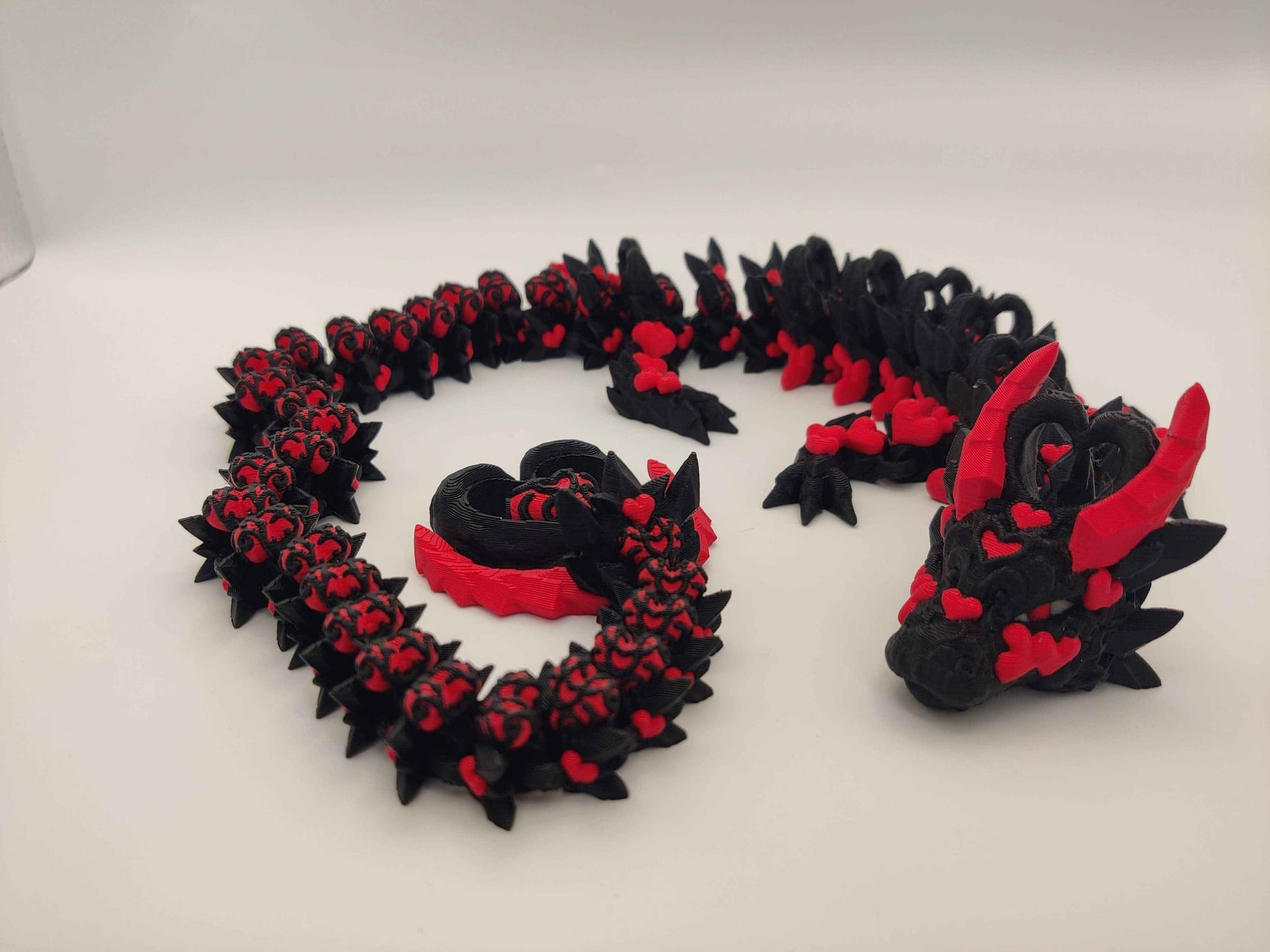 Dark Heart Dragon Figure - ToyForge 3D