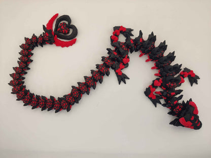 Dark Heart Dragon Figure - ToyForge 3D