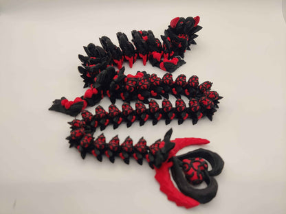 Dark Heart Dragon Figure - ToyForge 3D