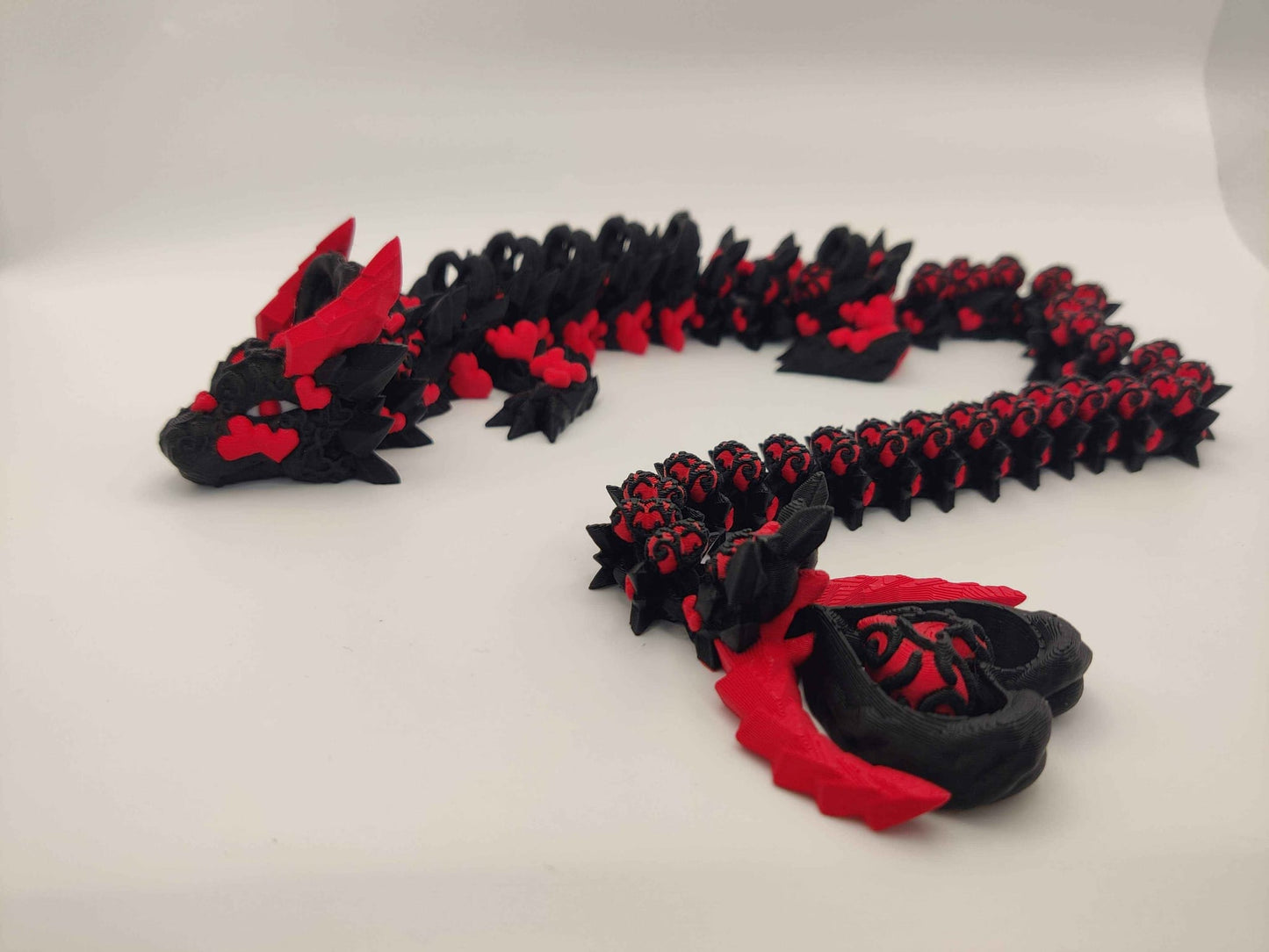 Dark Heart Dragon Figure - ToyForge 3D