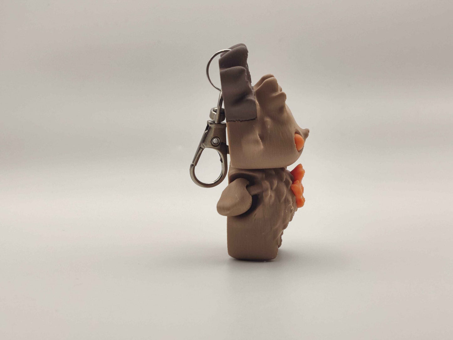 Deer Pixie Keychain - 3D Printed Fantasy Figurine - ToyForge 3D