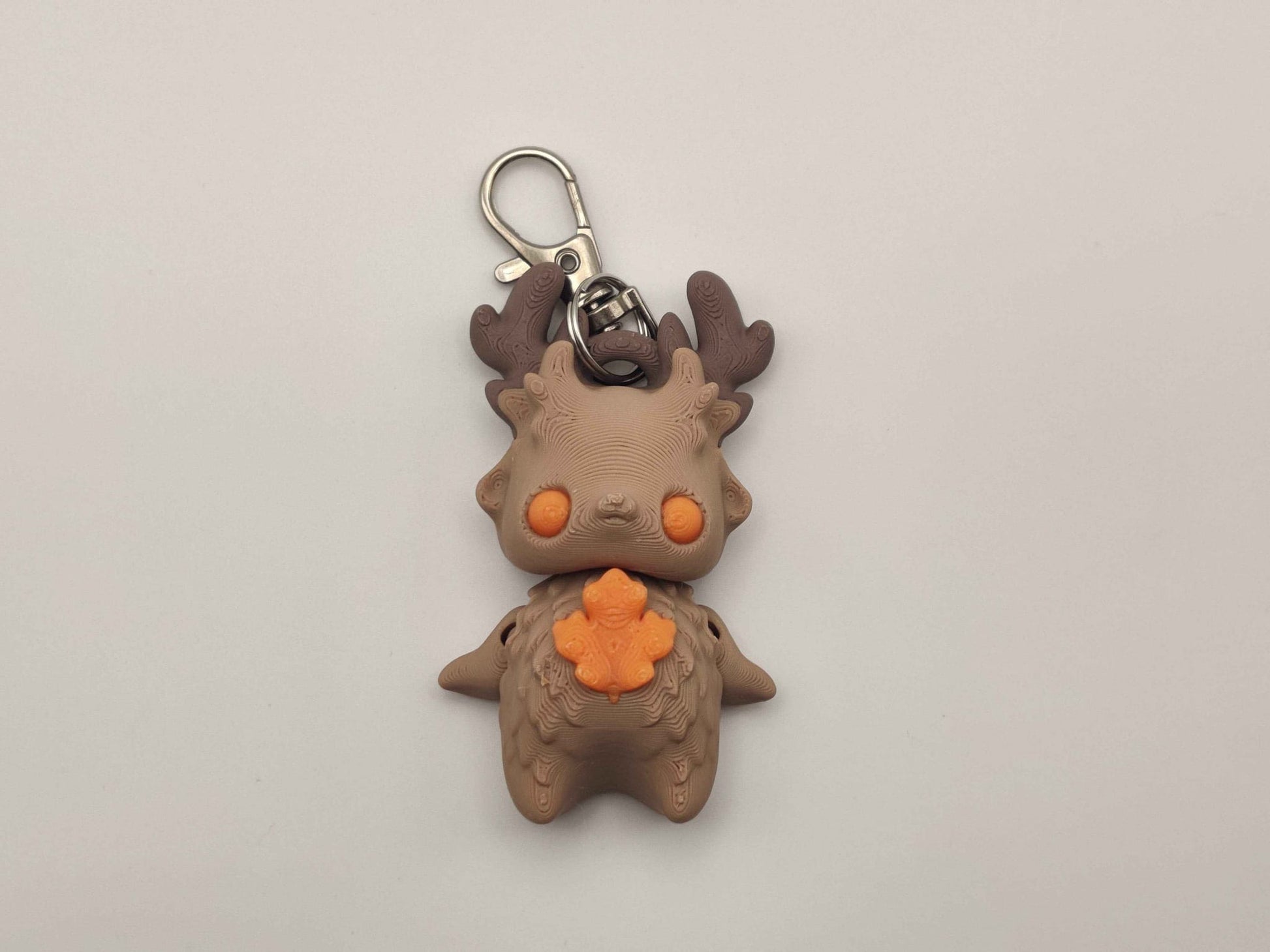 Deer Pixie Keychain - 3D Printed Fantasy Figurine - ToyForge 3D