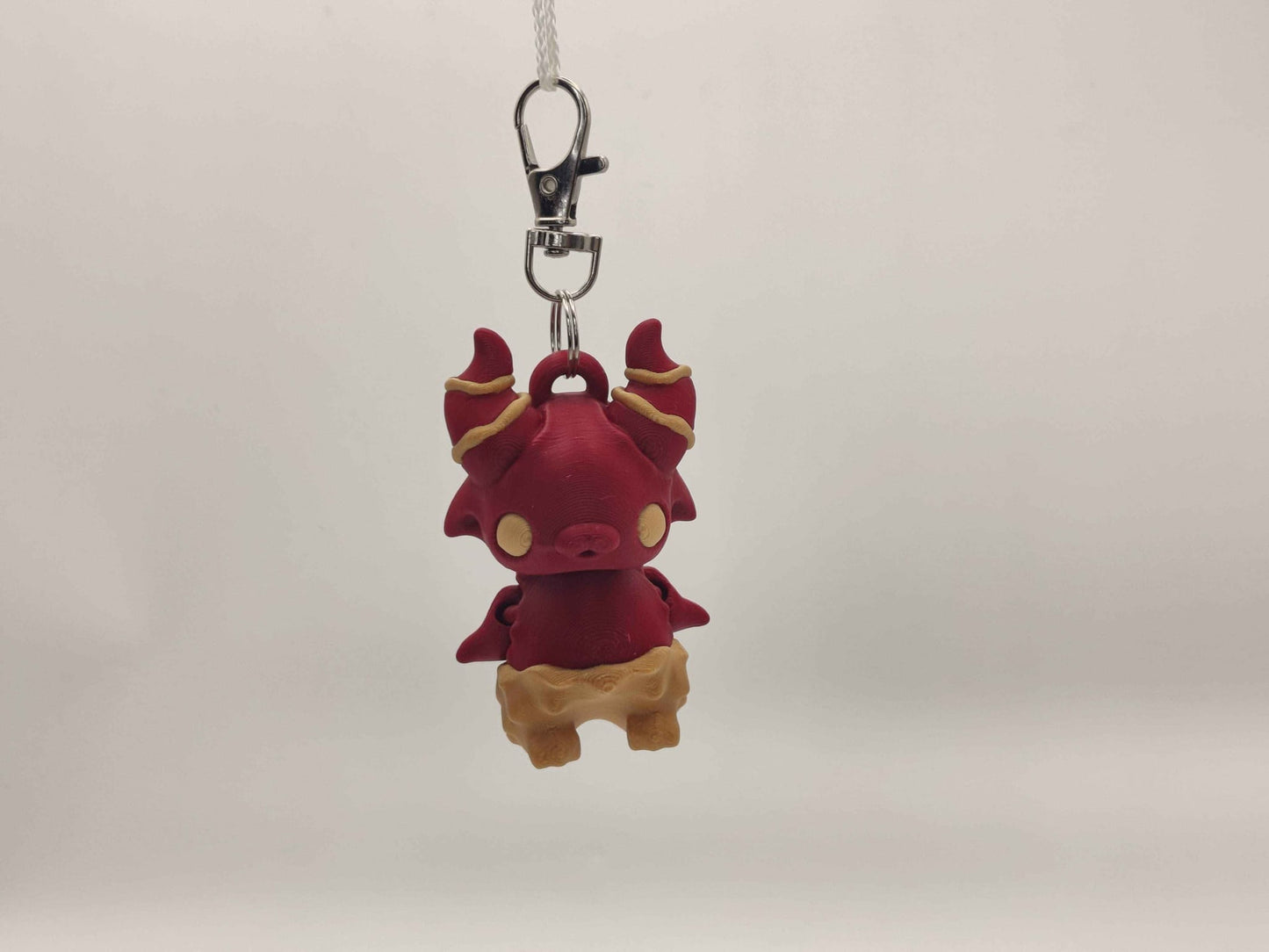 Demon Pixie Keychain - 3D Printed Fantasy Figurine - ToyForge 3D