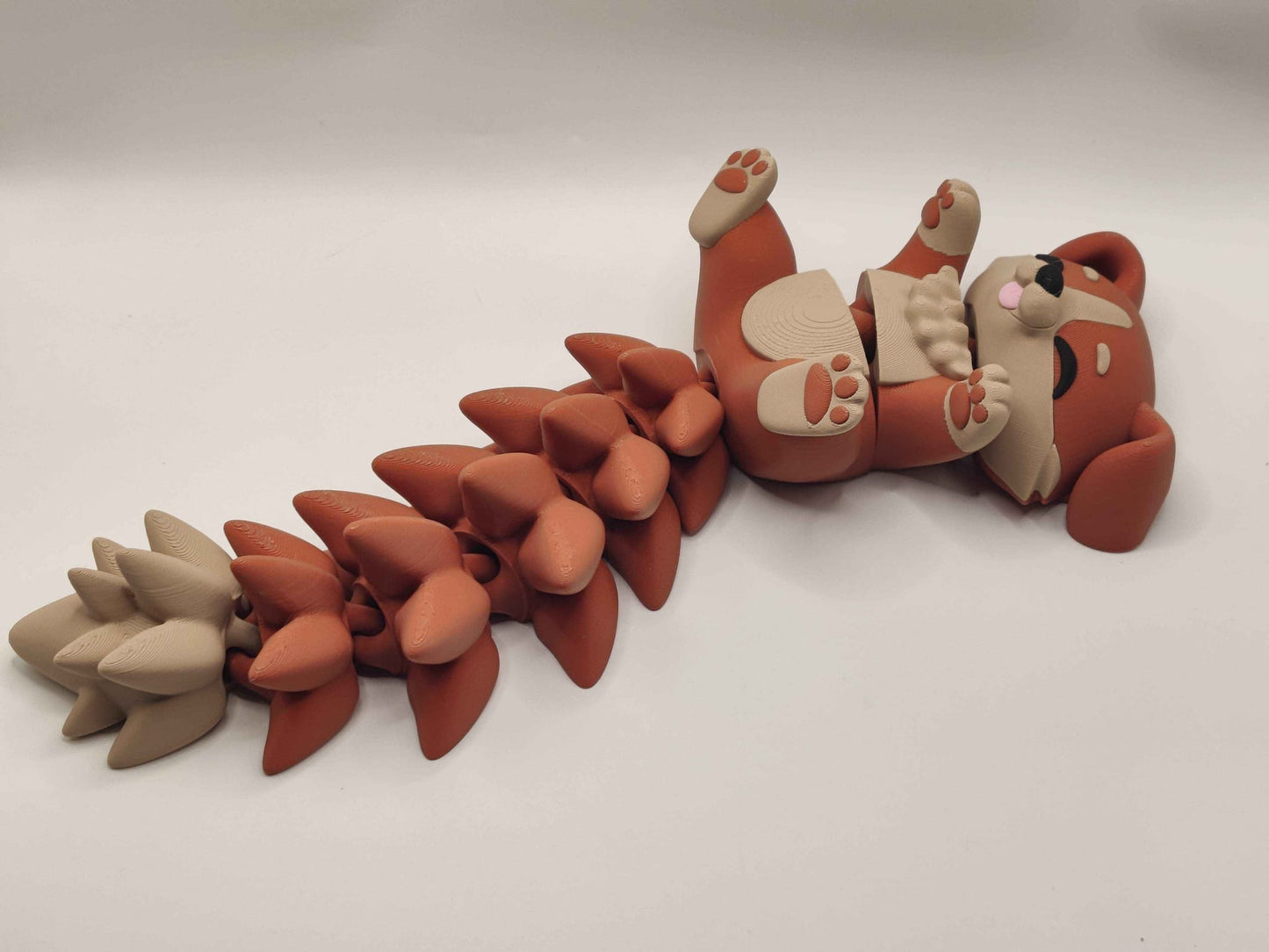Dog Cuddler - 3D Printed Articulated Fidget - ToyForge 3D