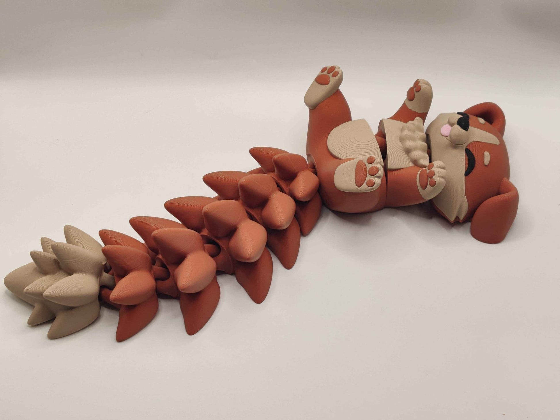 Dog Cuddler - 3D Printed Articulated Fidget - ToyForge 3D