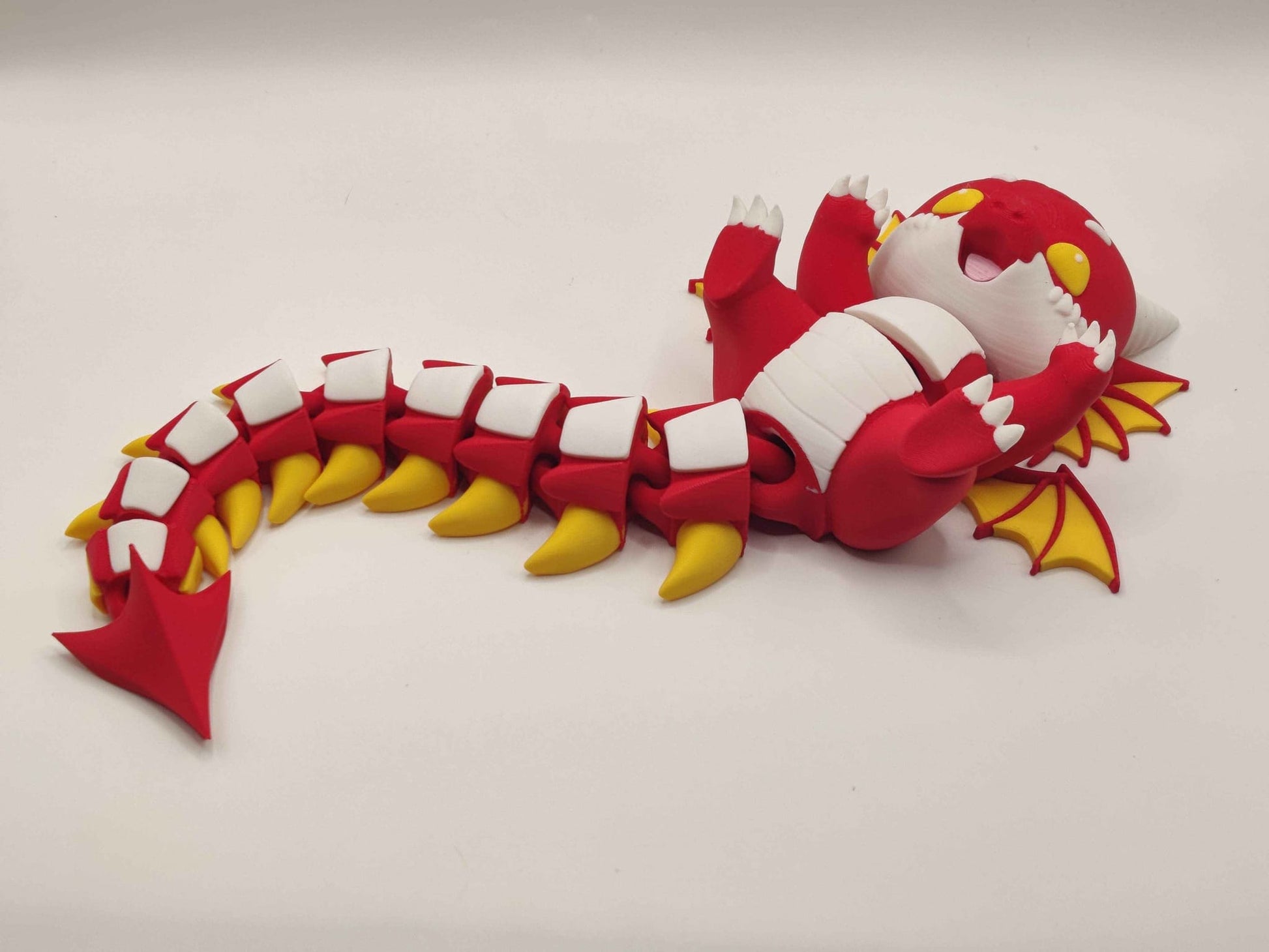 Dragon Cuddler - 3D Printed Articulated Fidget - ToyForge 3D