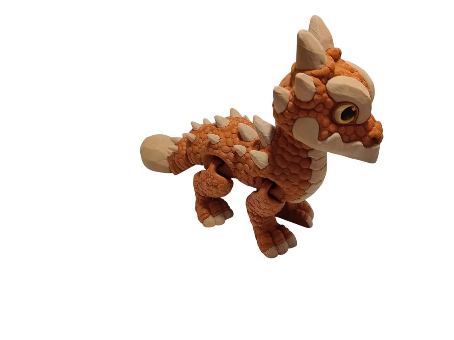 Earth Dragon - 3D Printed Articulating Decoration - ToyForge 3D