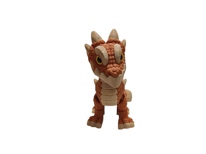 Earth Dragon - 3D Printed Articulating Decoration - ToyForge 3D