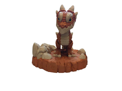 Earth Dragon - 3D Printed Articulating Decoration - ToyForge 3D