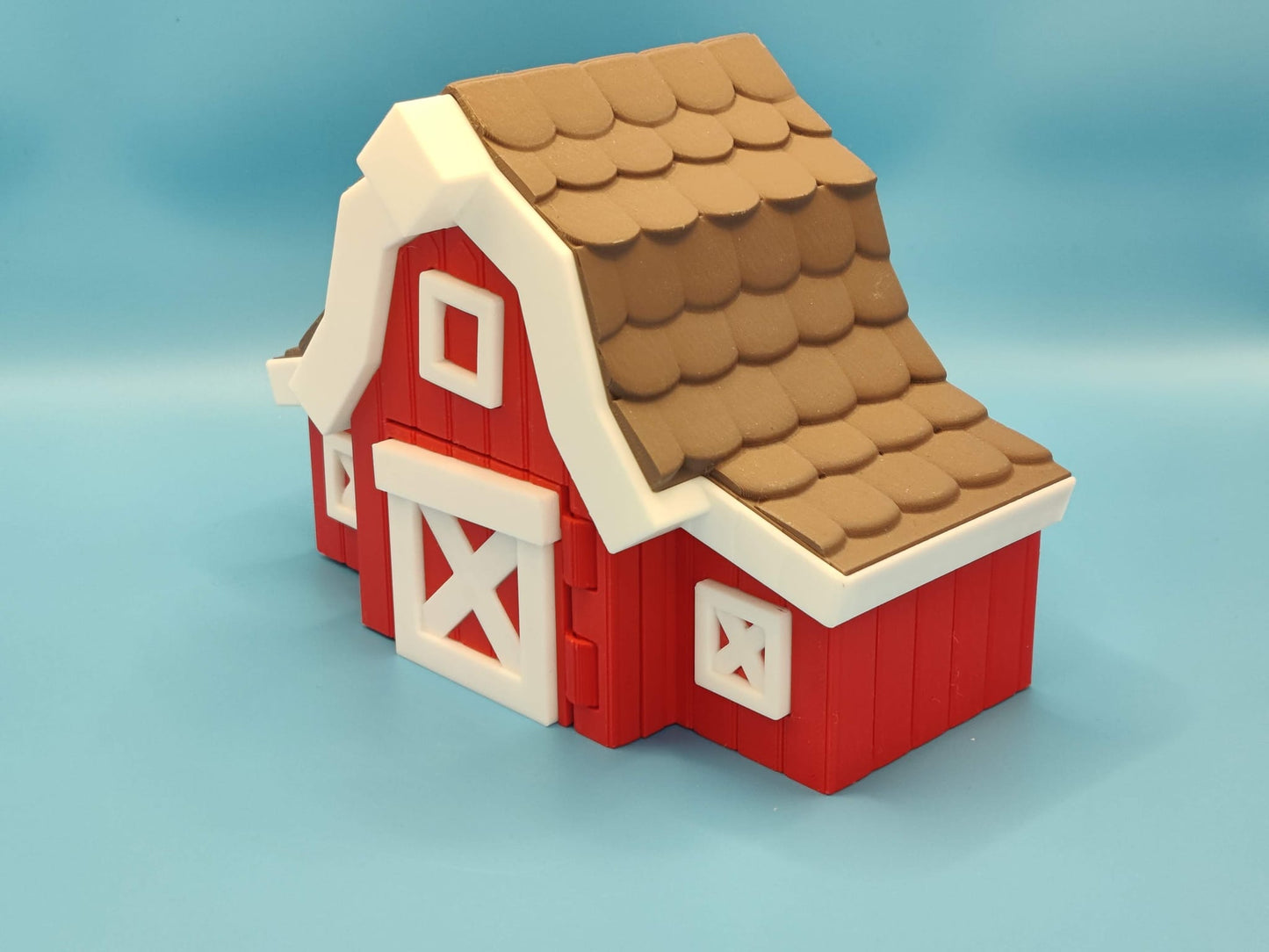 Farm Barn Playset with Animal Figures - ToyForge 3D