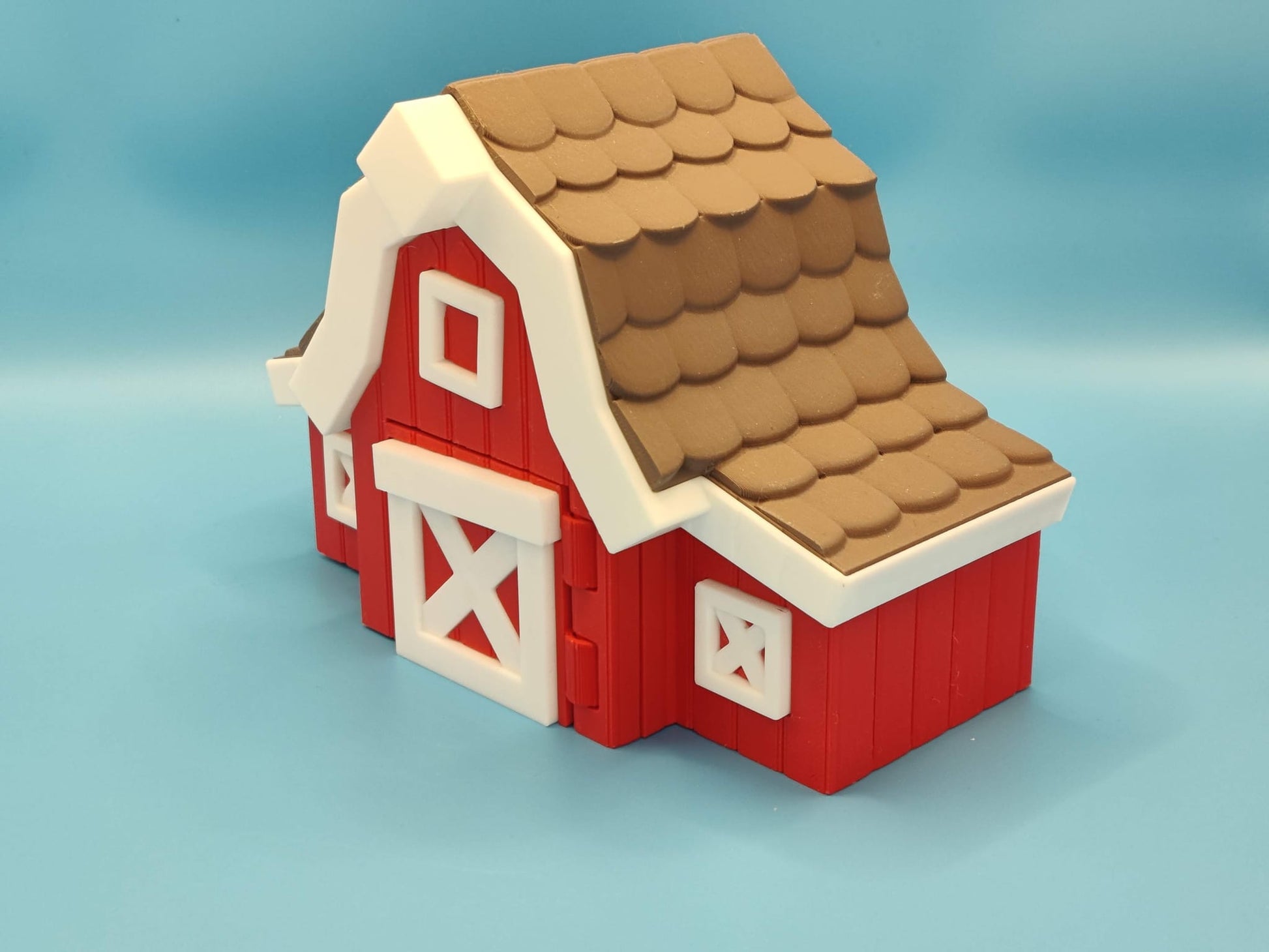 Farm Barn Playset with Animal Figures - ToyForge 3D