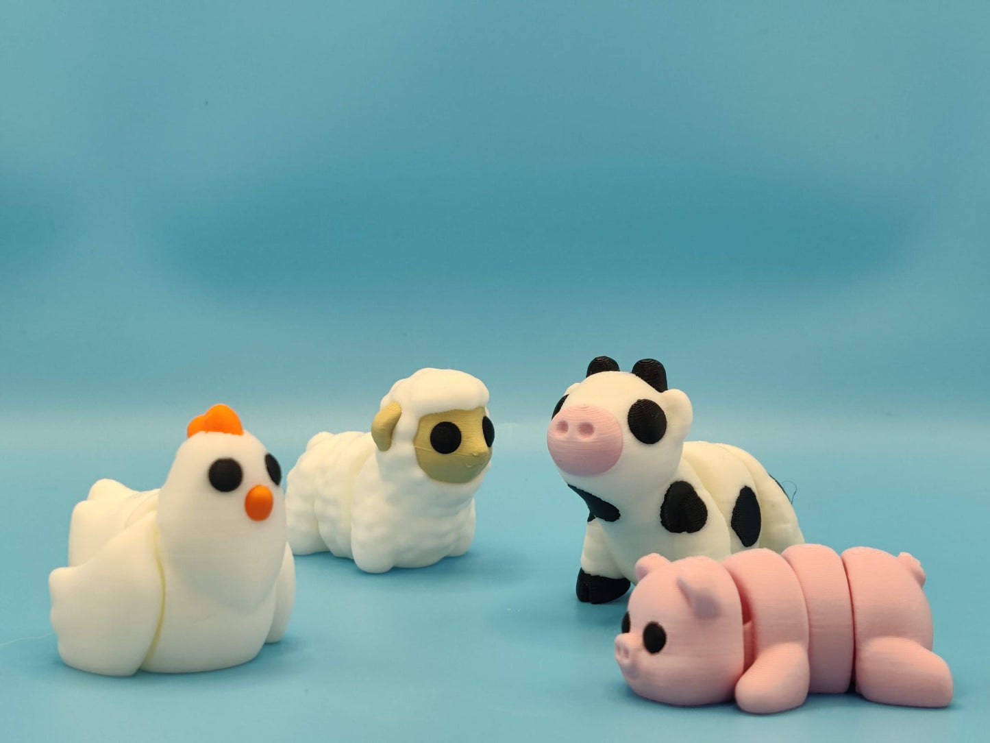 Farm Barn Playset with Animal Figures - ToyForge 3D