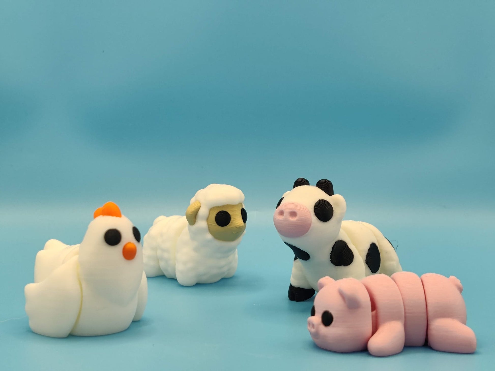 Farm Barn Playset with Animal Figures - ToyForge 3D