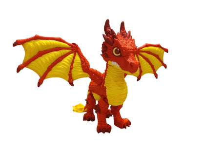 Fire Dragon - 3D Printed Articulating Decoration - ToyForge 3D