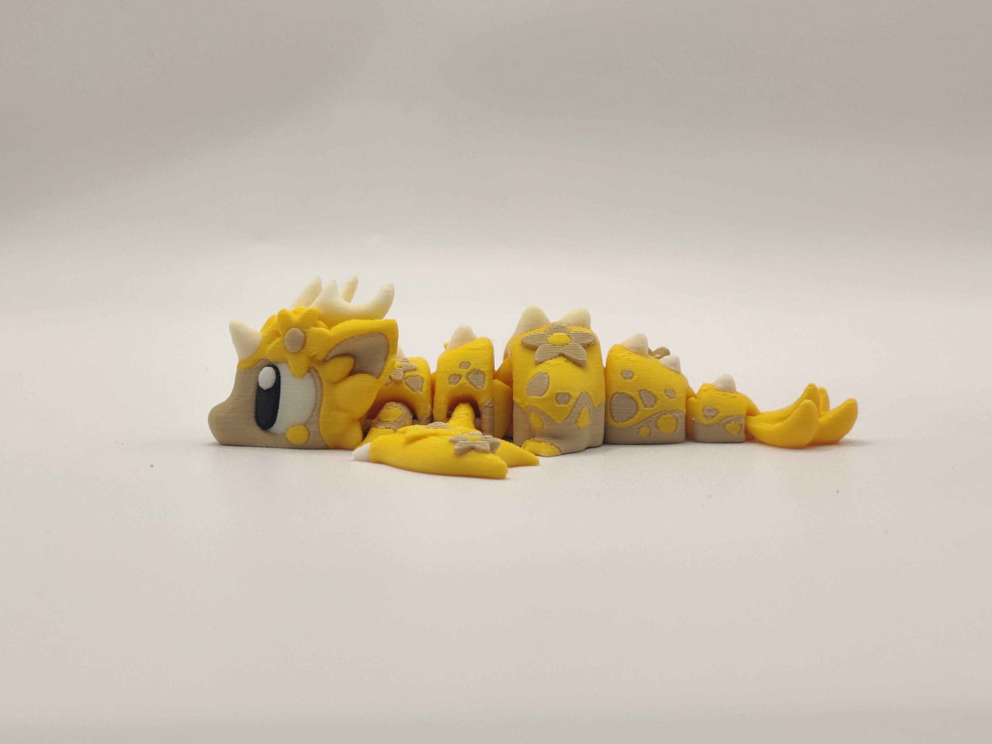 Flower Mini Dragon & Egg | Spring Dragon | Cute Fantasy Dragon Gift - ToyForge 3D