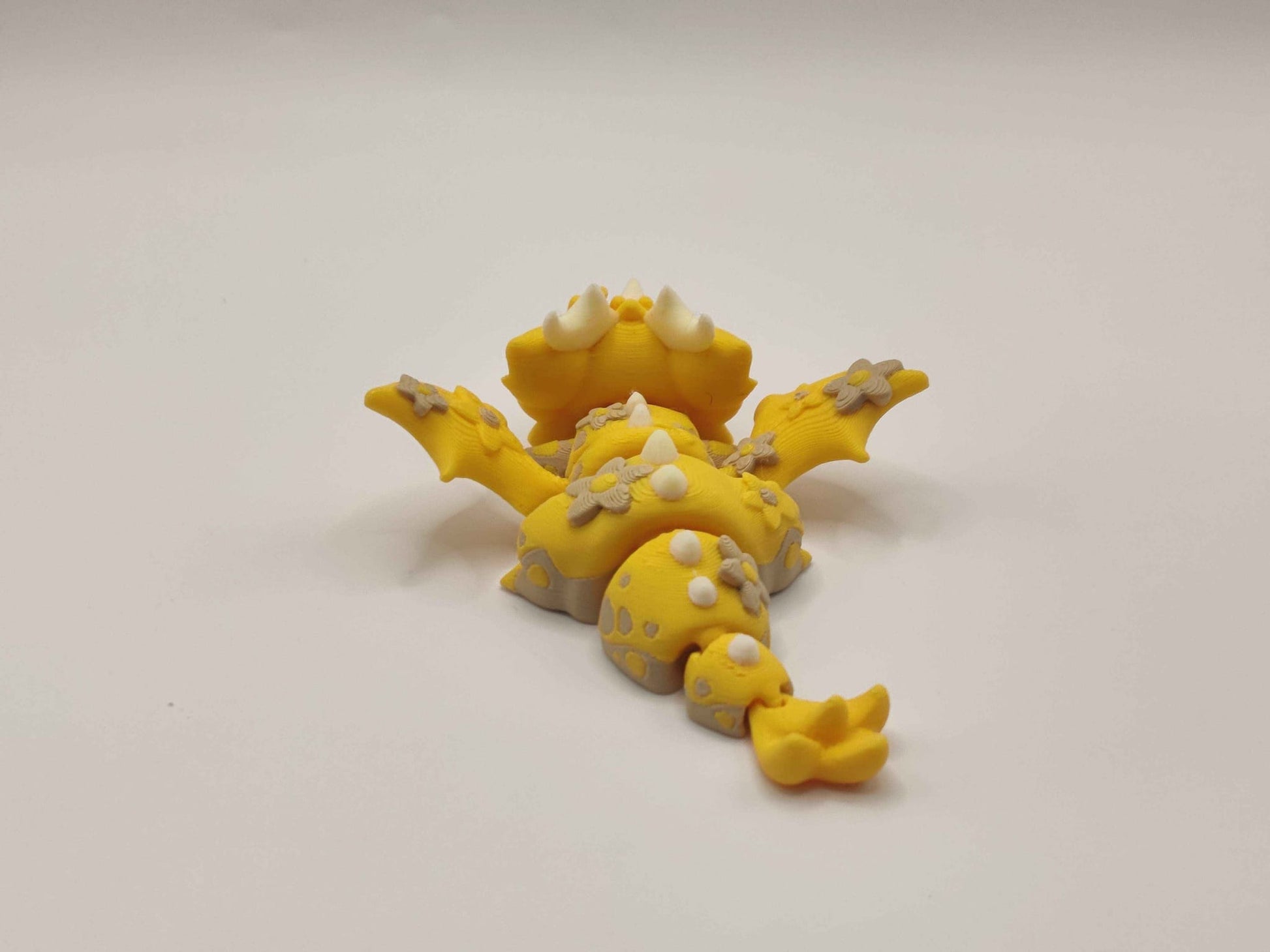 Flower Mini Dragon & Egg | Spring Dragon | Cute Fantasy Dragon Gift - ToyForge 3D