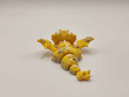 Flower Mini Dragon & Egg | Spring Dragon | Cute Fantasy Dragon Gift - ToyForge 3D