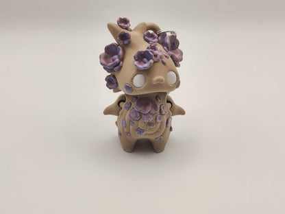 Flower Petal Pixie - 3D Printed Floral Fantasy Charm - ToyForge 3D