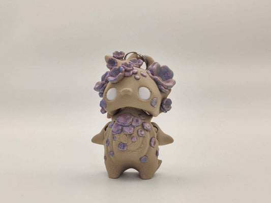 Flower Petal Pixie - 3D Printed Floral Fantasy Charm - ToyForge 3D