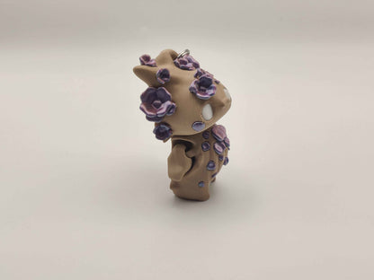 Flower Petal Pixie - 3D Printed Floral Fantasy Charm - ToyForge 3D