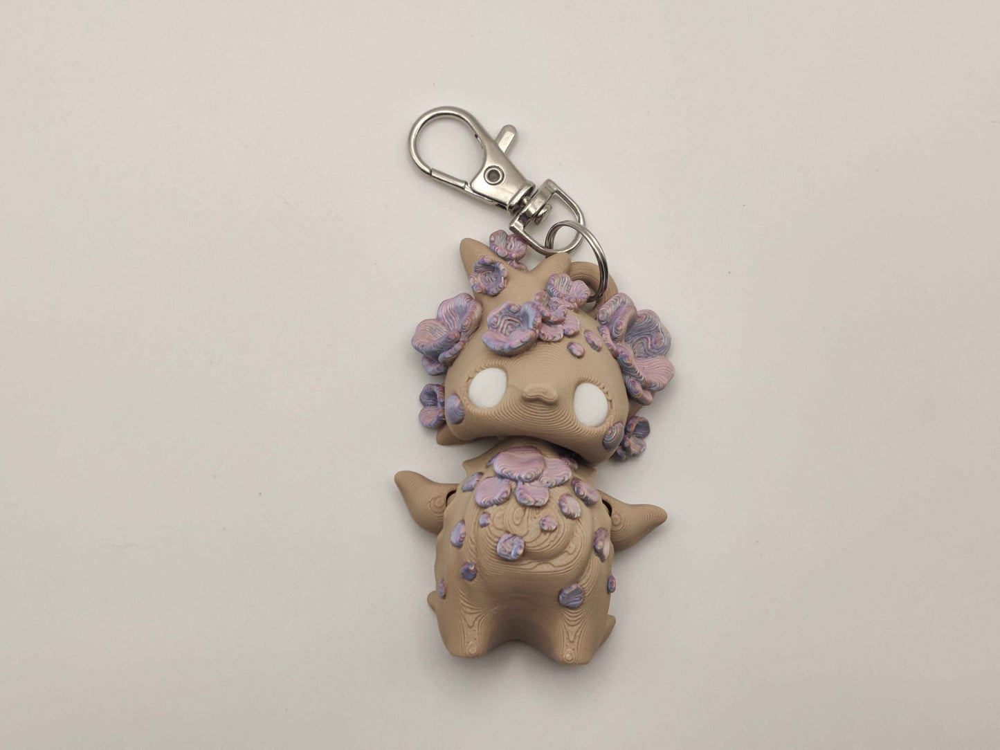 Flower Petal Pixie - 3D Printed Floral Fantasy Charm - ToyForge 3D