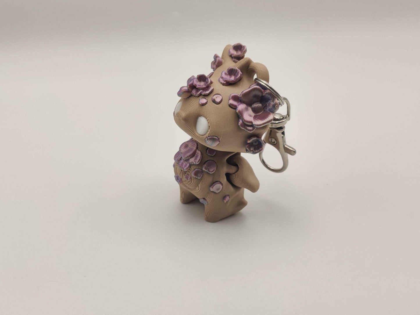 Flower Petal Pixie - 3D Printed Floral Fantasy Charm - ToyForge 3D