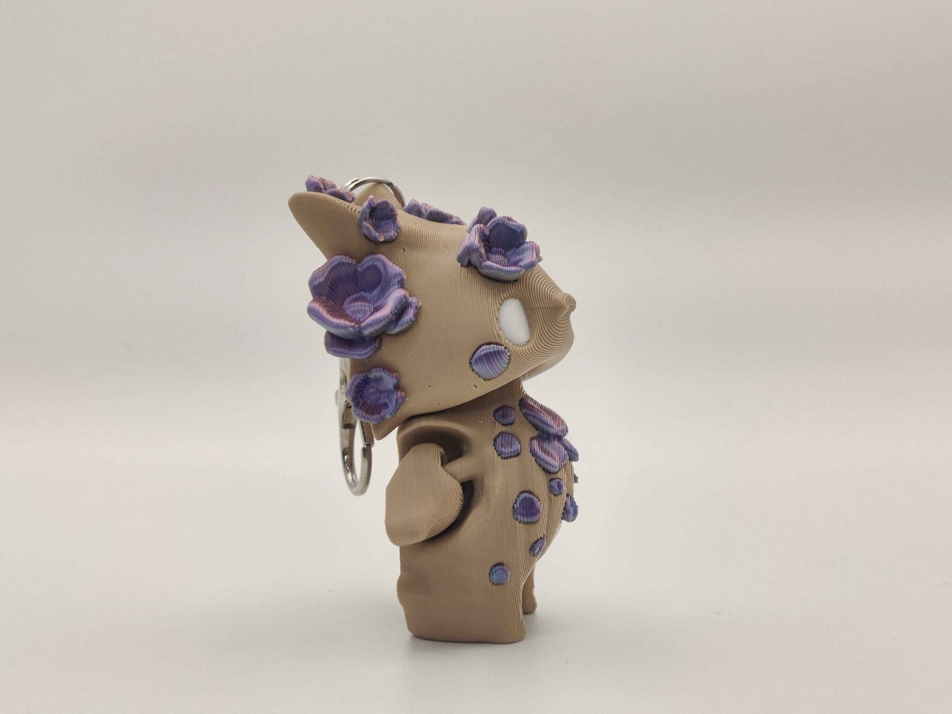 Flower Petal Pixie - 3D Printed Floral Fantasy Charm - ToyForge 3D