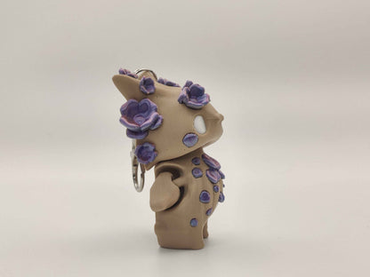 Flower Petal Pixie - 3D Printed Floral Fantasy Charm - ToyForge 3D