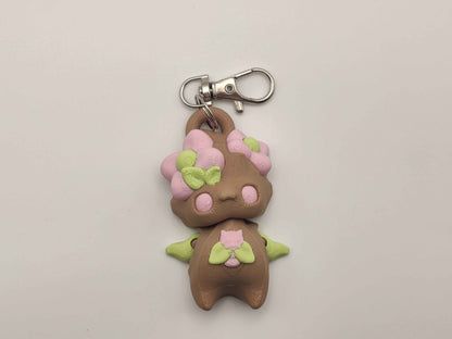 Flower Pixie Keychain – 3D Printed Floral Fantasy Charm - ToyForge 3D