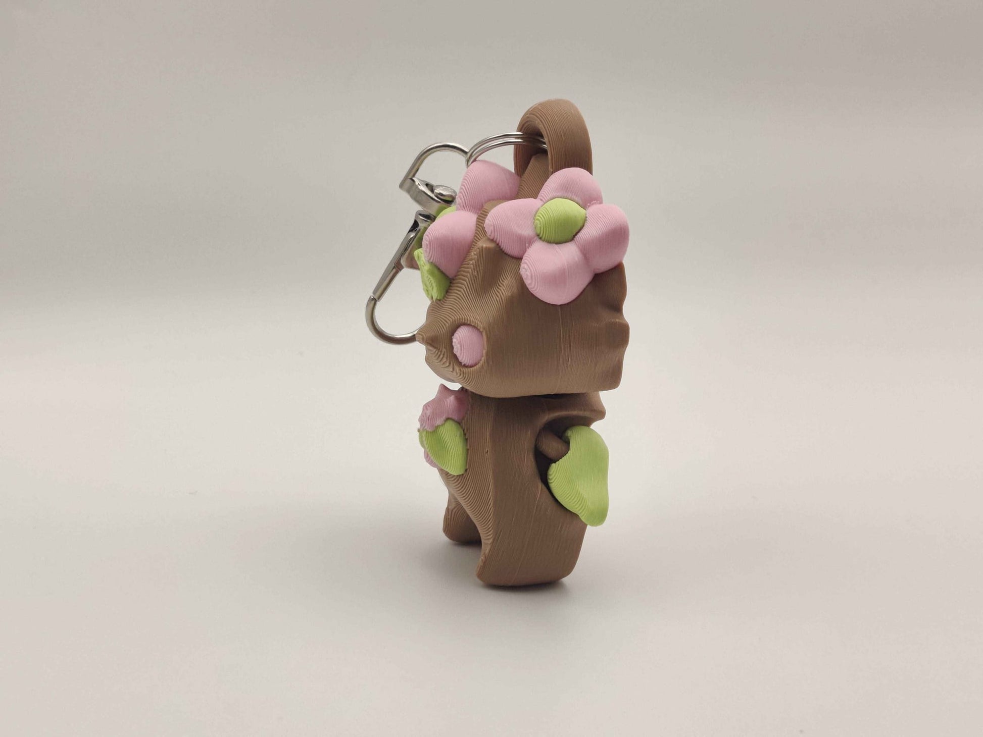 Flower Pixie Keychain – 3D Printed Floral Fantasy Charm - ToyForge 3D