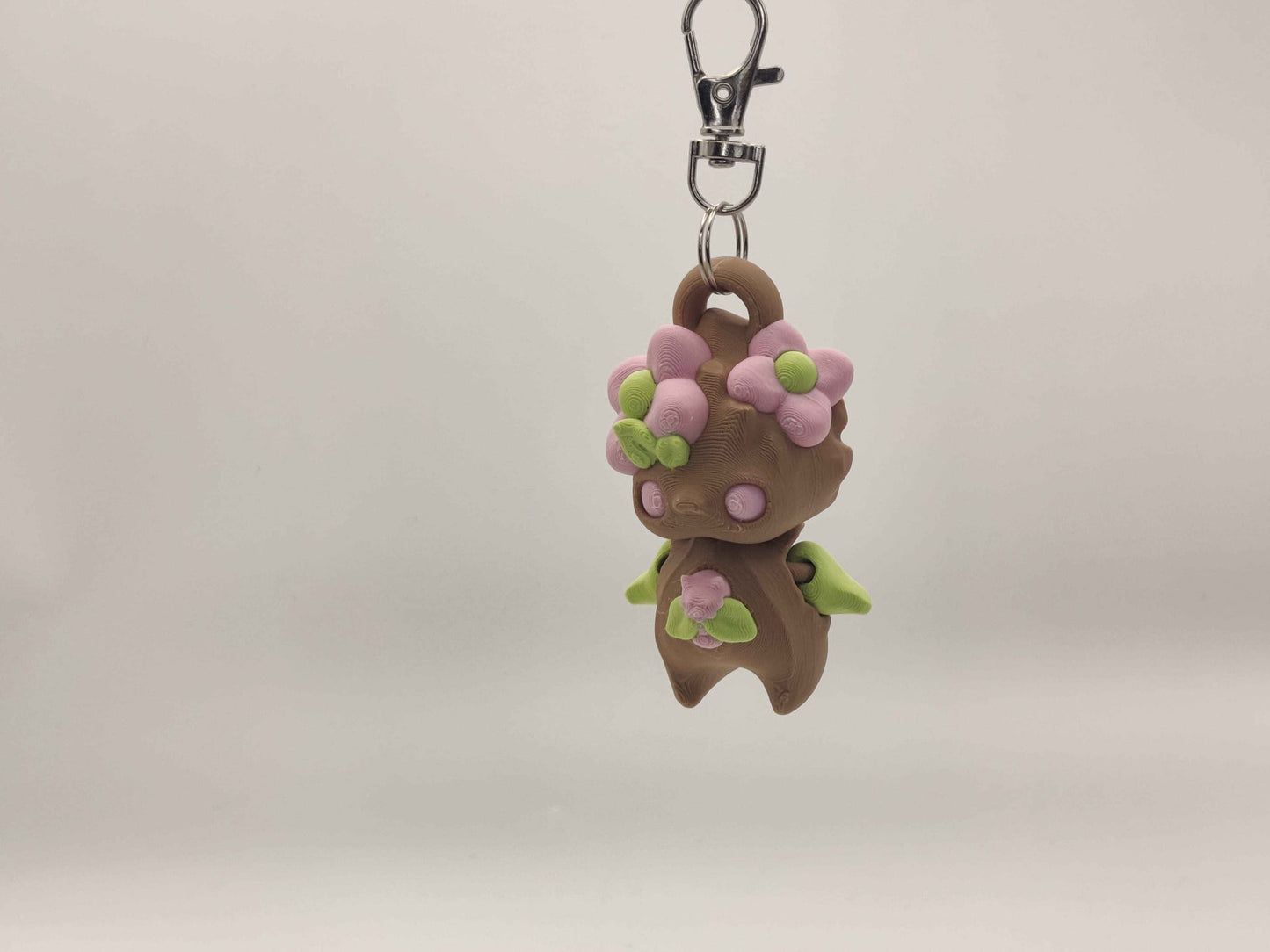Flower Pixie Keychain – 3D Printed Floral Fantasy Charm - ToyForge 3D