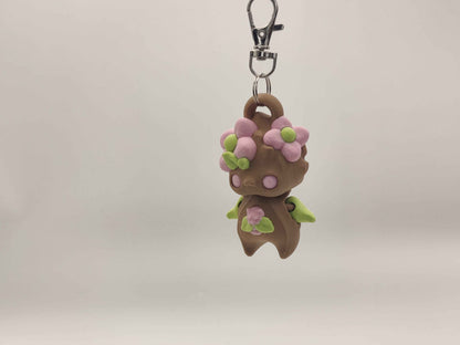 Flower Pixie Keychain – 3D Printed Floral Fantasy Charm - ToyForge 3D