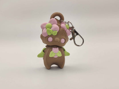 Flower Pixie Keychain – 3D Printed Floral Fantasy Charm - ToyForge 3D